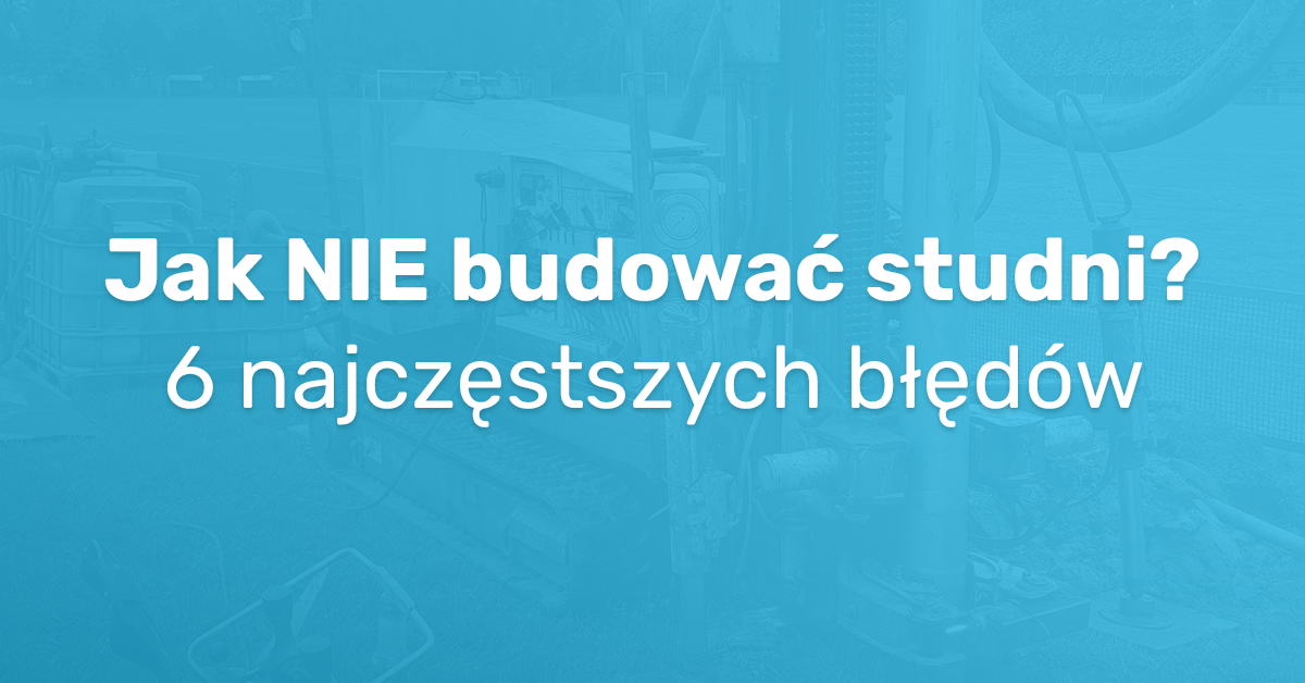 wiercenie studni głębinowej